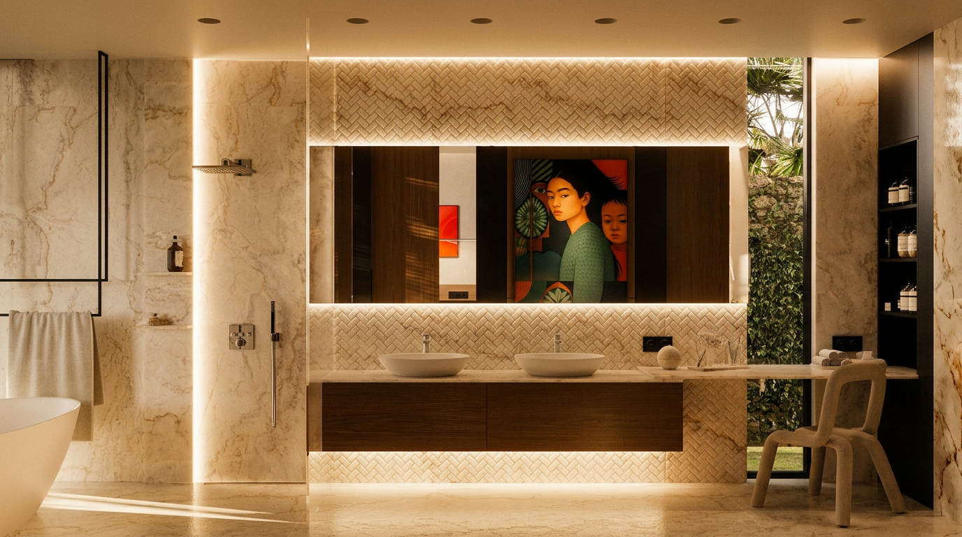 Villa AMARA luxury bathroom